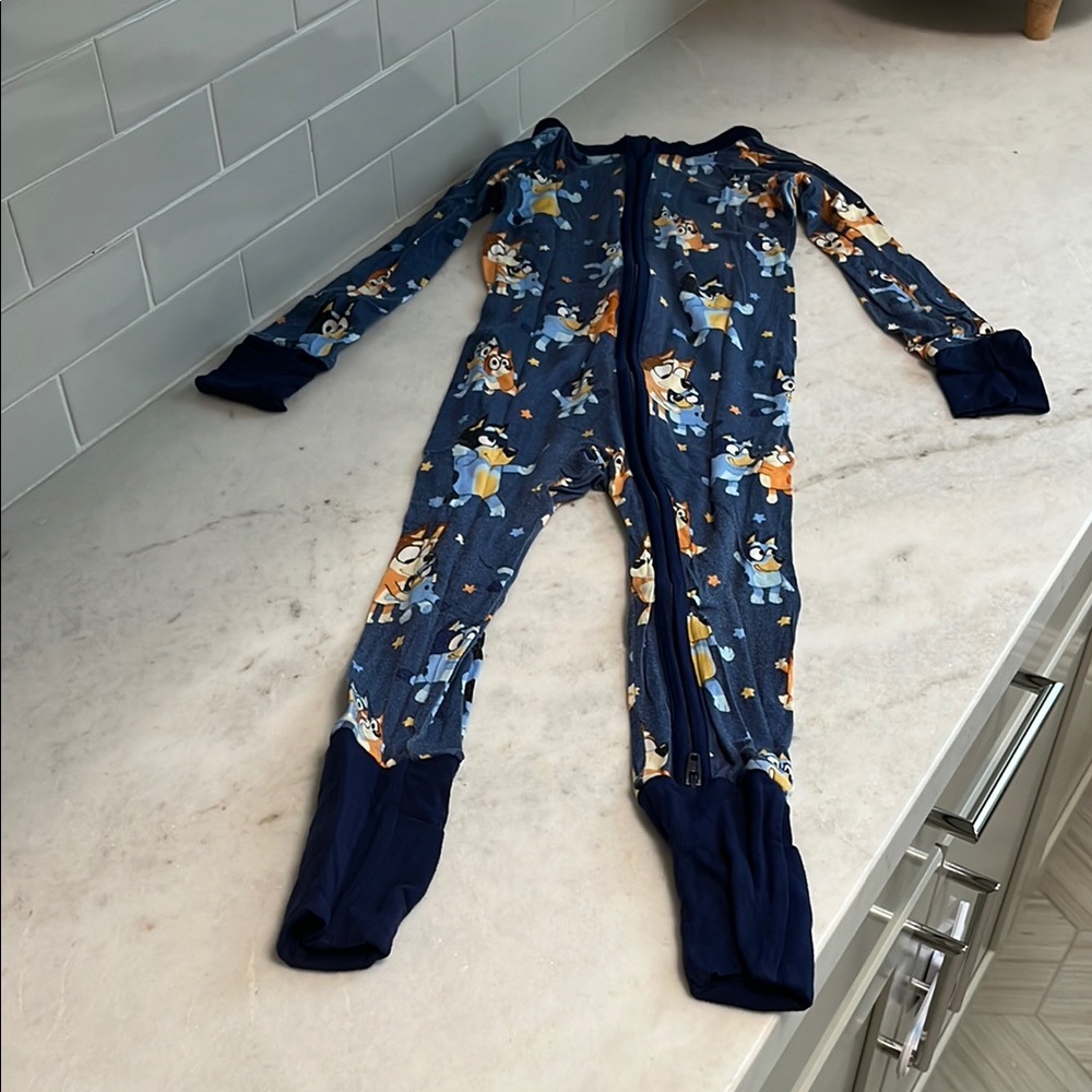 Little Sleepies Bluey Dance Mode Zippy 18-24 months
